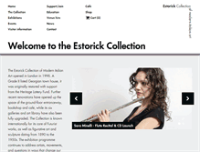 Tablet Screenshot of estorickcollection.com